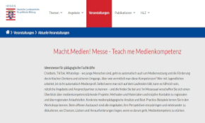Macht.Medien! Messe - Teach me Medienkompetenz