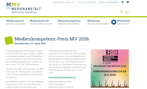 Medienkompetenz-Preis Mecklenburg-Vorpommern 2026