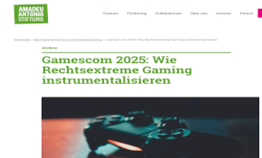 Gamescom 2025: Wie Rechtsextreme Gaming instrumentalisieren