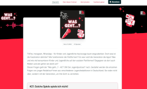 „Was geht…?“ – ACT ON! Der Jugendpodcast