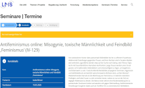 Antifeminismus online: Misogynie, toxische Männlichkeit und Feindbild ‚Feminismus‘