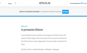 Medien auf X: Im permanenten Shitstorm