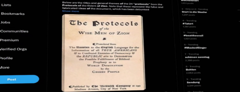 Weltkarriere einer Lüge – Die Protokolle der Weisen von Zion